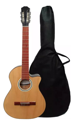 Guitarra Electrocriolla Cg200cm Con Microfono De Contacto Ac