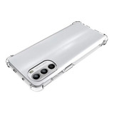 Funda Transparente Reforzada Para Motorola Moto E32 Clear