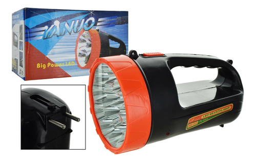 Linterna Led Recargable 15 Focos 18cm. 220v Camping Luz Blanca