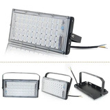 Reflector Led 100w Bajo Consumo Exterior Frio Multiled Color De La Carcasa Blanco Color De La Luz Blanco Frío 220v