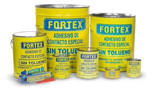 Cemento De Contacto Fortex 1 Litro Pegamento Sin Tolueno