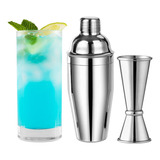 Kit Bartender Cocteleria Mixologia Bebidas Shaker + Jigger