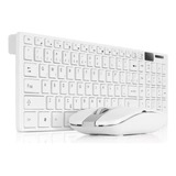 Kit Teclado E Mouse Wireless Slim Sem Fio 2.4 Ghz K-06