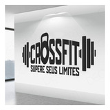 Adesivo De Parede Decorativo Frase Academia Crossfit Grand