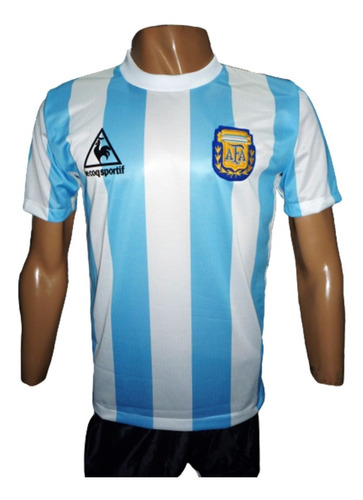 Camiseta Argentina Retro 1986 Campeon Mundial