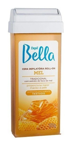 Cera Para Depilação Rollon Mel 100g Depil Bella