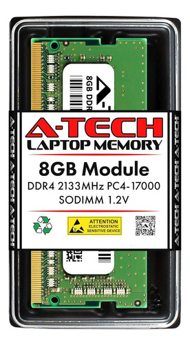 Memoria Ram A-tech, Sodimm, 1 X 8 Gb, Ddr4 2133 Mhz, Cl15