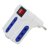 Adaptador De Enchufe Triple Con Interruptor 250v 10a 1500w