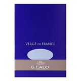 Bloque De Papel G. Lalo Verge De France, A5, 100 G, Azul, 50