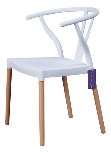 Silla Wishbone Blanca