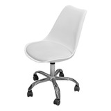 Silla Ejecutiva Arcadia Minimalista Ergonómica De Oficina Color Blanco