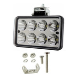 Farol Milha Retangular Led 24w 12v 24v Jeep Caminhão Volvo