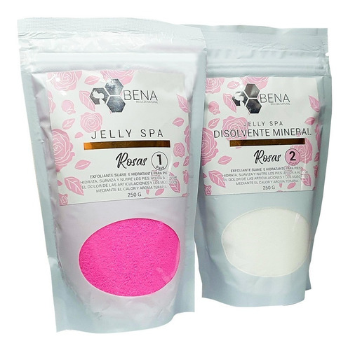 Jelly Spa Pedicure Sales Minerales 2 Pasos Diluyente Bena C