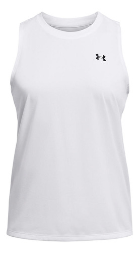 Polera Sin Mangas Ua Tech Mujer Blanco Under Armour