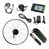 Kit Bicicleta Eléctrica Motor Ebike Completo 1 Listo Colocar