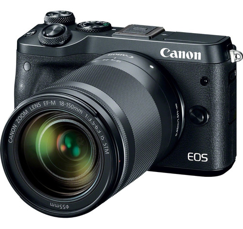 Canon Eos M6 18-150mm Is Stm Kit Sin Espejo Color Negro