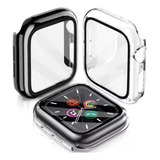 Case Cristal Templado Para Apple Watch Series 8 7 6 5 4 2pcs