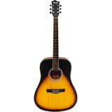 Violão Acústico Tagima Memphis Mw-20 Para Destros Drop Sunburst Satin