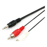 Cable Miniplug A Doble Rca 1,8 Mts