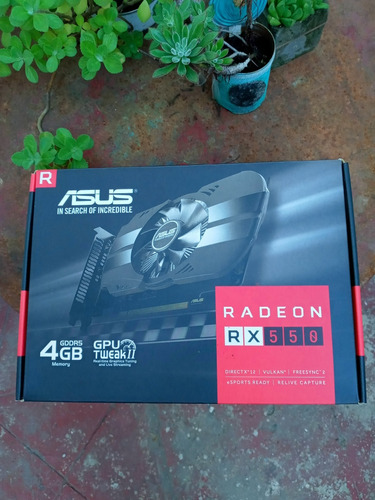 Placa De Video Asus Radeon Rx 550 4gb Gddr5