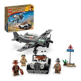 Kit Lego Indiana Jones 77012 Persecución De Avión Caza 387pz Cantidad De Piezas 387