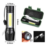 Mini Lampara Led Tactica Recargable Linterna Mano Militar