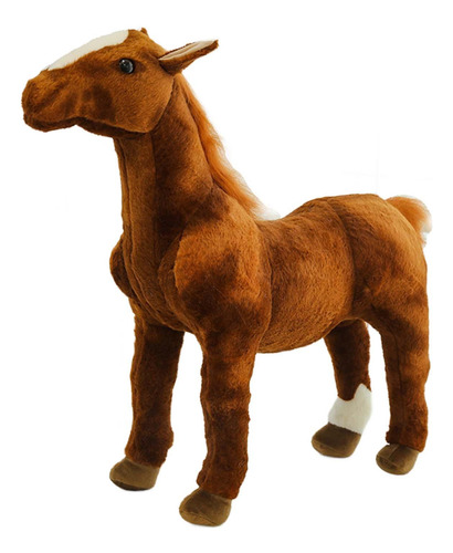 Animal De Peluche De Caballo, Decoración Realista Para