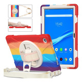 Funda De Pc Roja Para Lenovo Tab M10 Plus 10.6 De Tercera Ge