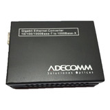 Adecomm Mediaconverter 10/100/1000/t To 1000-sfp Giga Lc