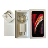 Caixa Vazia iPhone SE Red 256 Gb Com Acessórios Novos