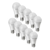 Ampolletas Led Pack 10 Un 15w E27 Luz Calida 3000k