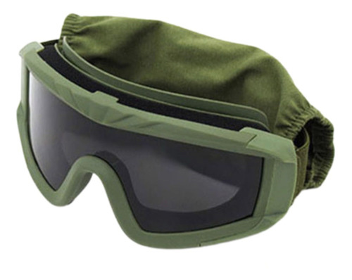 Óculos Tático Goggle Anti-fogging 3 Lentes Airsoft