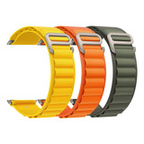 3 Correas Para Apple Watch Band Series Ultra 8 7