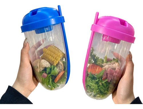 Escolar Ensaladas Infantil Niña Niño Lunch Box Mujer Taza