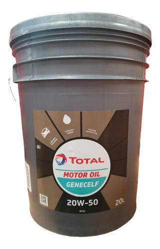 Total Genecelf 20w50 X 20 Litros Lubricante Multigrado