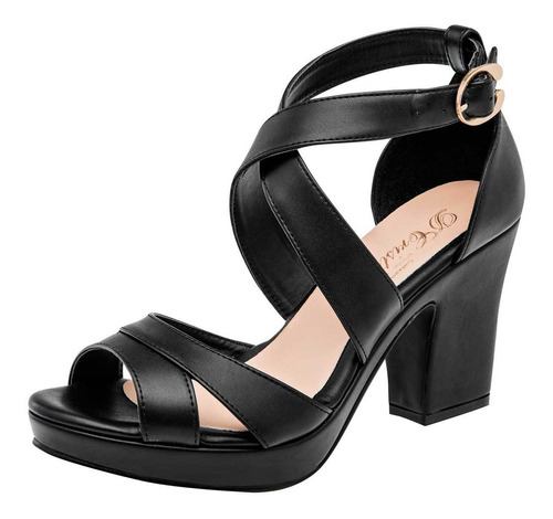 Zapatilla Mujer D'cristian 711 Negro 094-362