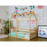 Cama Montessori Individual Casita De Sueños Tipi Recamara