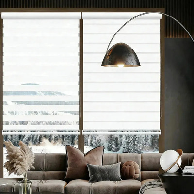 Persiana Enrollable Cortina Roller Duo 200 X 200cm Persianas Ventanas Enrollables Persianas Ventanas Pvc Blanco