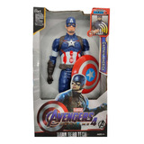 Figura Capitán América 30 Cm Avengers Juguete Niños