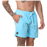 Short Masculino Neon Bermuda Praia Ajustável Mauricinho Jr 