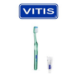 Pack 10 Cepillo Dental Vitis Medio + Pasta 15ml