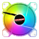 Ventilador De Refrigeración De Caja Coolmoon Rgb Pwm