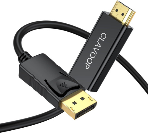 Clavoop Displayport A Hdmi Cable 6ft, Display Port A Hdmi Ca