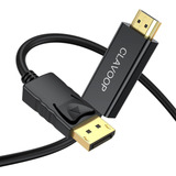 Clavoop Displayport A Hdmi Cable 6ft, Display Port A Hdmi Ca