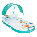 Aqua Paradise - Flotador De Piscina Con Aves, Colchon Con To