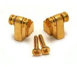 Rebaixador De Cordas C/roller Guitarra Dourado - Kit 2 Unid