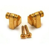 Rebaixador De Cordas C/roller Guitarra Dourado - Kit 2 Unid