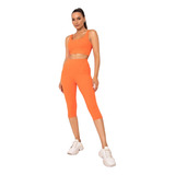 Calca Legging Feminina Academia Curta Musculacao