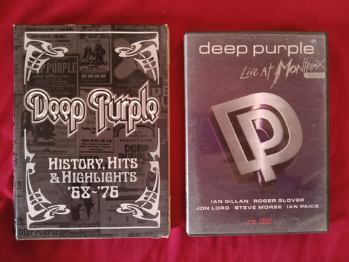 Deep Purple History,hits,highlights 68-76/live Montreaux Dvd