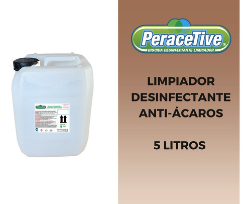 Limpiador Desinfectante Organico Anti-ácaros 5 Lts